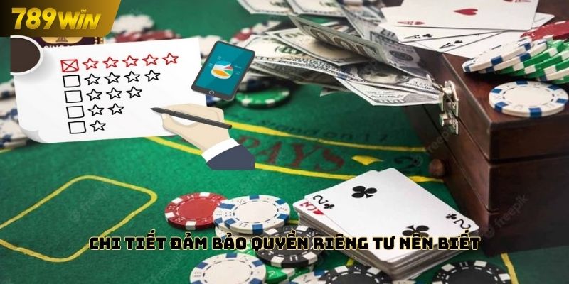 Chi tiết đảm bảo quyền riêng tư nên biết